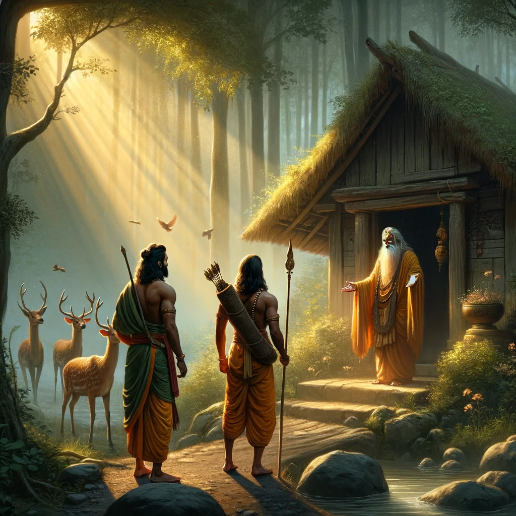 Rama Reaches Sutikshna’s Hermitage